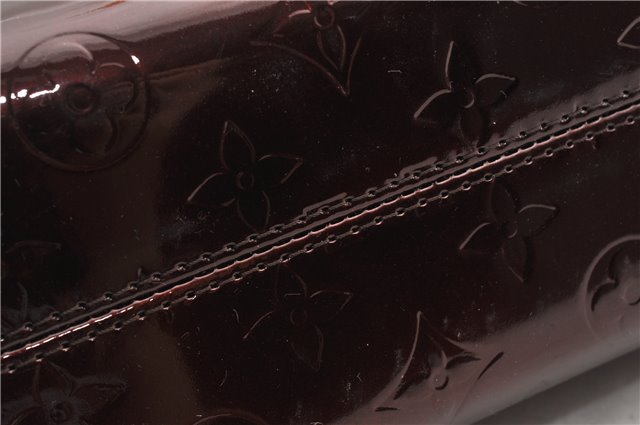 Auth Louis Vuitton Vernis Roxbury Drive 2Way Hand Bag Wine Red M91995 LV 8715F