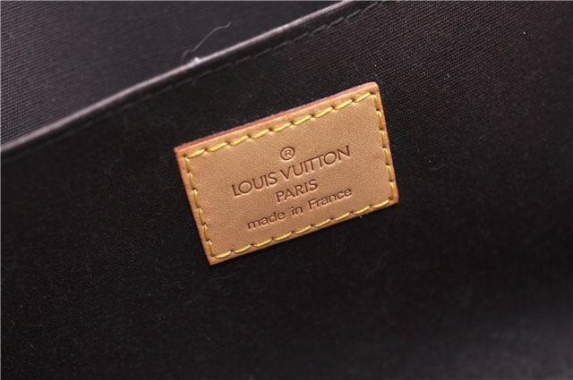 Auth Louis Vuitton Vernis Roxbury Drive 2Way Hand Bag Wine Red M91995 LV 8715F