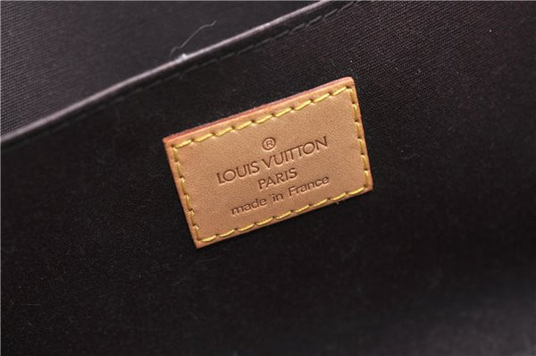 Auth Louis Vuitton Vernis Roxbury Drive 2Way Hand Bag Wine Red M91995 LV 8715F
