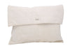 Authentic HERMES Clutch Hand Bag Purse Cotton Ivory 8716D