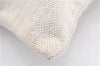 Authentic HERMES Clutch Hand Bag Purse Cotton Ivory 8716D