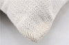 Authentic HERMES Clutch Hand Bag Purse Cotton Ivory 8716D