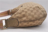 Auth GUCCI Sherry Line Shoulder Cross Bag GG Canvas Leather 181092 Beige 8718C