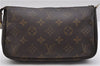 Authentic LOUIS VUITTON Monogram Pochette Accessoires Pouch M51980 LV Junk 8719C