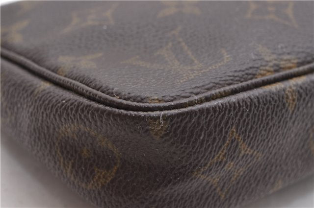 Authentic LOUIS VUITTON Monogram Pochette Accessoires Pouch M51980 LV Junk 8719C