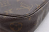Authentic LOUIS VUITTON Monogram Pochette Accessoires Pouch M51980 LV Junk 8719C