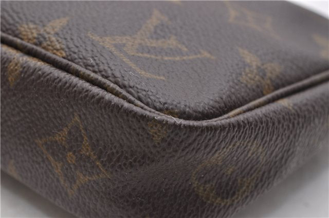Authentic LOUIS VUITTON Monogram Pochette Accessoires Pouch M51980 LV Junk 8719C