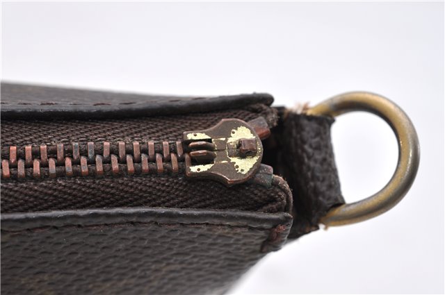 Authentic LOUIS VUITTON Monogram Pochette Accessoires Pouch M51980 LV Junk 8719C