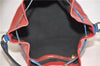 Authentic Louis Vuitton Epi Noe Bi-color Red x Blue M44084 Drawstring Bag 8732F