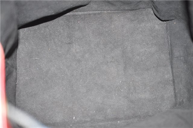 Authentic Louis Vuitton Epi Noe Bi-color Red x Blue M44084 Drawstring Bag 8732F