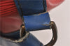 Authentic Louis Vuitton Epi Noe Bi-color Red x Blue M44084 Drawstring Bag 8732F