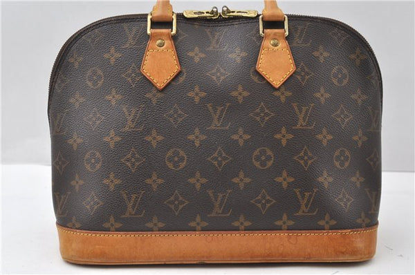 Authentic Louis Vuitton Monogram Alma Hand Bag Purse M51130 LV 8734F