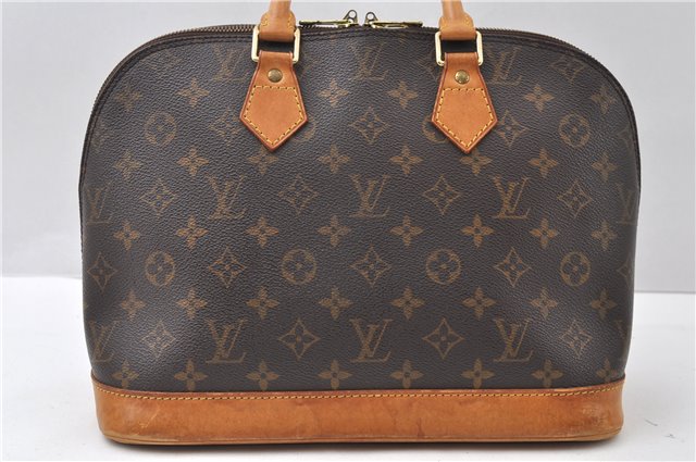 Authentic Louis Vuitton Monogram Alma Hand Bag Purse M51130 LV 8734F