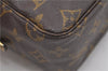 Auth Louis Vuitton Monogram Trousse Toilette 28 Clutch Hand Bag M47522 LV 8735F
