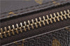 Auth Louis Vuitton Monogram Trousse Toilette 28 Clutch Hand Bag M47522 LV 8735F