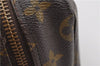 Auth Louis Vuitton Monogram Trousse Toilette 28 Clutch Hand Bag M47522 LV 8735F