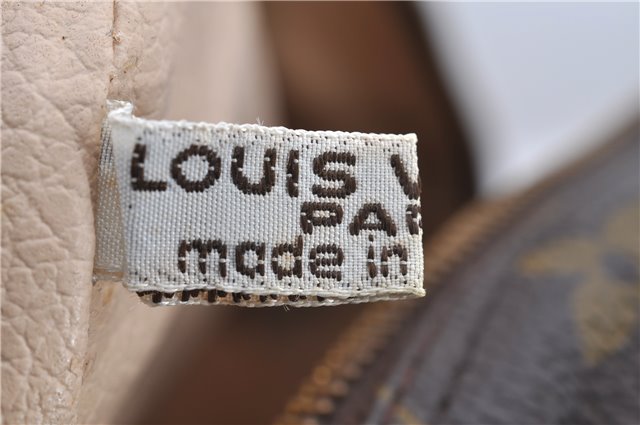 Auth Louis Vuitton Monogram Trousse Toilette 28 Clutch Hand Bag M47522 LV 8735F