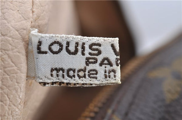 Auth Louis Vuitton Monogram Trousse Toilette 28 Clutch Hand Bag M47522 LV 8735F