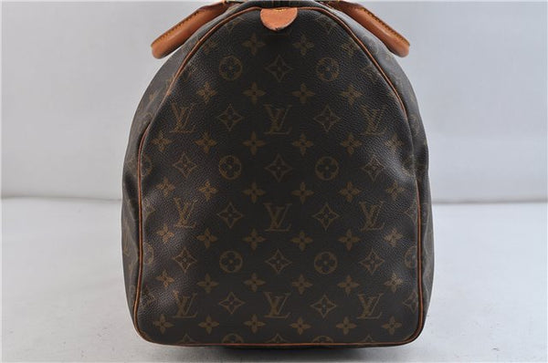 Authentic LOUIS VUITTON Monogram Keepall 55 Boston Bag M41424 LV 8736B