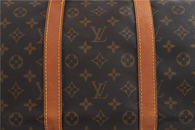 Authentic LOUIS VUITTON Monogram Keepall 55 Boston Bag M41424 LV 8736B