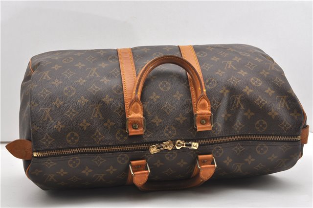 Authentic Louis Vuitton Monogram Keepall 45 Travel Boston Bag M41428 LV 8736F