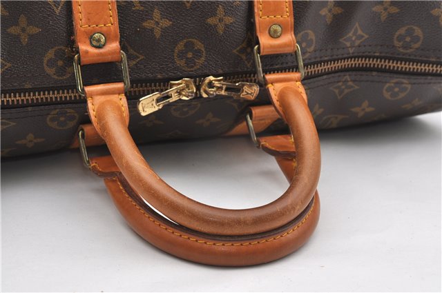 Authentic Louis Vuitton Monogram Keepall 45 Travel Boston Bag M41428 LV 8736F