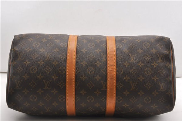 Authentic Louis Vuitton Monogram Keepall 45 Travel Boston Bag M41428 LV 8736F