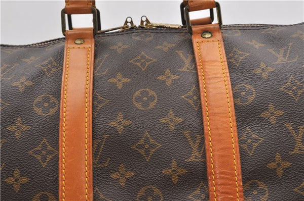 Authentic Louis Vuitton Monogram Keepall 45 Travel Boston Bag M41428 LV 8736F