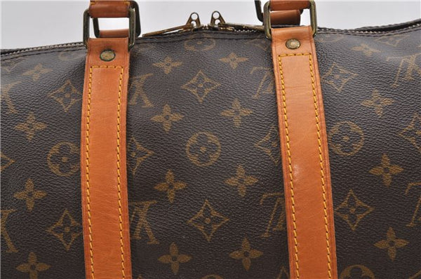 Authentic Louis Vuitton Monogram Keepall 45 Travel Boston Bag M41428 LV 8736F