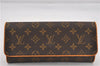 Authentic Louis Vuitton Monogram Pochette Twin GM Shoulder Bag M51852 LV 8741F