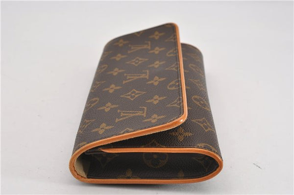 Authentic Louis Vuitton Monogram Pochette Twin GM Shoulder Bag M51852 LV 8741F