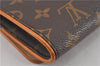 Authentic Louis Vuitton Monogram Pochette Twin GM Shoulder Bag M51852 LV 8741F