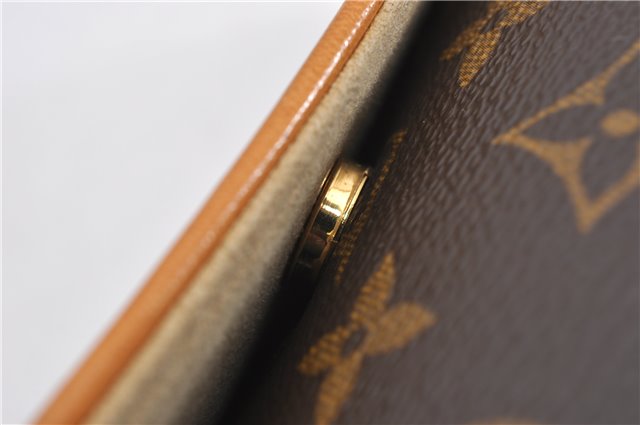 Authentic Louis Vuitton Monogram Pochette Twin GM Shoulder Bag M51852 LV 8741F