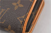 Authentic Louis Vuitton Monogram Pochette Twin GM Shoulder Bag M51852 LV 8741F
