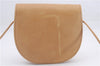 Authentic YVES SAINT LAURENT Shoulder Cross Body Bag Leather Beige 8743D