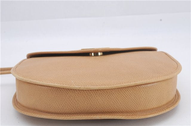 Authentic YVES SAINT LAURENT Shoulder Cross Body Bag Leather Beige 8743D