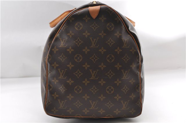 Authentic Louis Vuitton Monogram Keepall 55 Travel Boston Bag M41424 LV 8745D