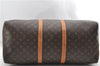 Authentic Louis Vuitton Monogram Keepall 55 Travel Boston Bag M41424 LV 8745D