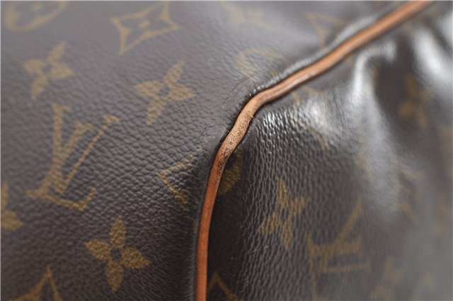 Authentic Louis Vuitton Monogram Keepall 55 Travel Boston Bag M41424 LV 8745D