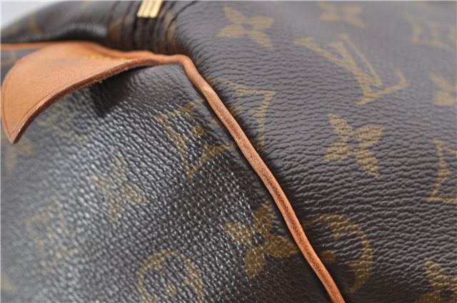 Authentic Louis Vuitton Monogram Keepall 55 Travel Boston Bag M41424 LV 8745D