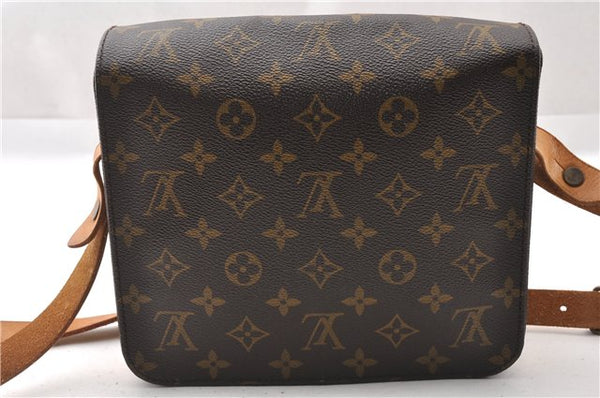 Authentic Louis Vuitton Monogram Cartouchiere MM M51253 Shoulder Cross Bag 8745F