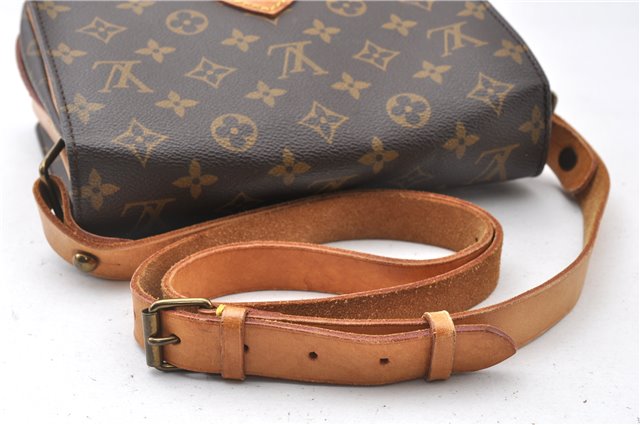 Authentic Louis Vuitton Monogram Cartouchiere MM M51253 Shoulder Cross Bag 8745F