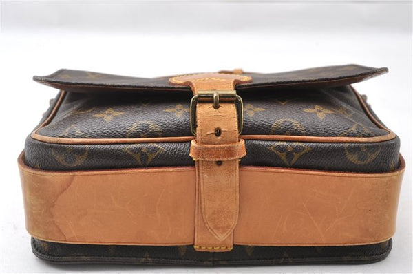 Authentic Louis Vuitton Monogram Cartouchiere MM M51253 Shoulder Cross Bag 8745F