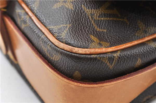 Authentic Louis Vuitton Monogram Cartouchiere MM M51253 Shoulder Cross Bag 8745F