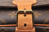 Authentic Louis Vuitton Monogram Cartouchiere MM M51253 Shoulder Cross Bag 8745F