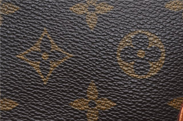 Authentic Louis Vuitton Monogram Cartouchiere MM M51253 Shoulder Cross Bag 8745F