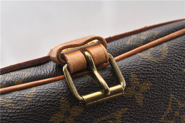 Authentic Louis Vuitton Monogram Cartouchiere MM M51253 Shoulder Cross Bag 8745F