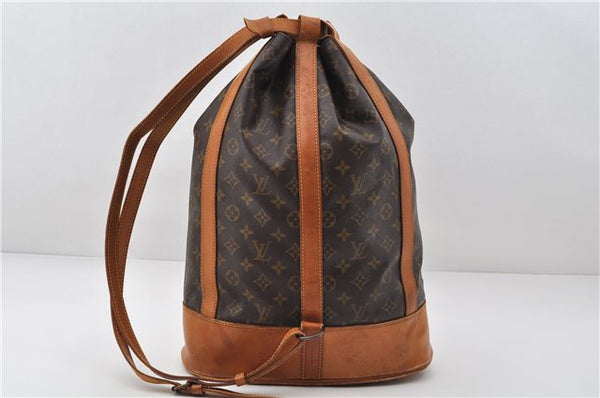 Authentic Louis Vuitton Monogram Randonnee GM Shoulder Bag M42244 LV 8746E