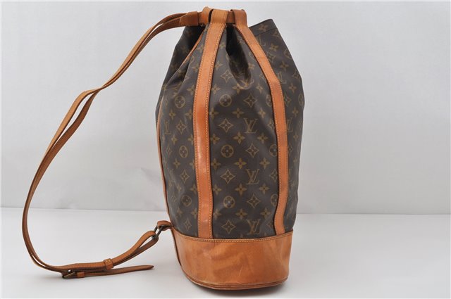 Authentic Louis Vuitton Monogram Randonnee GM Shoulder Bag M42244 LV 8746E