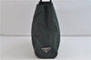 Authentic PRADA TESSUTO PLEX Plastic Nylon Hand Bag Purse B8364 Green 8747C